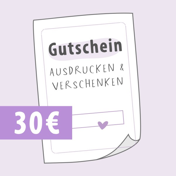 Geschenkgutschein 30 €