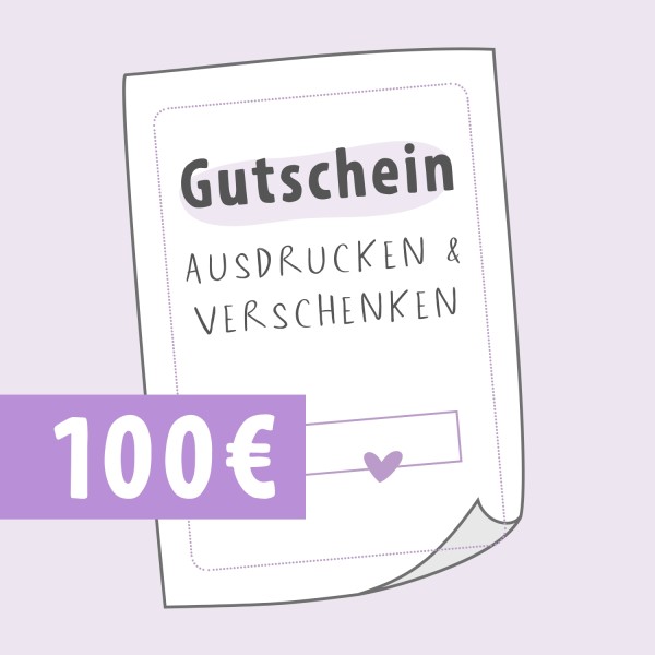 Geschenkgutschein 100 €