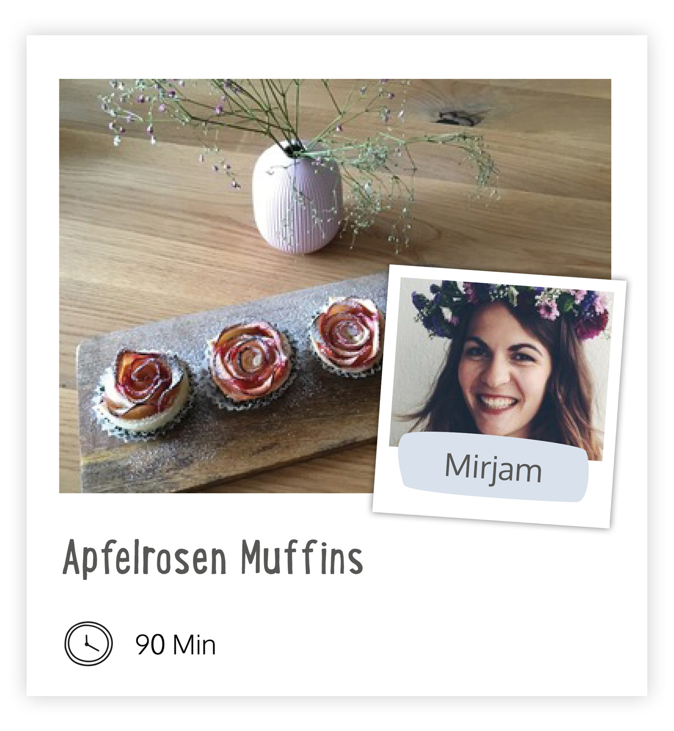 Apfelrosenmuffins von Mirjam