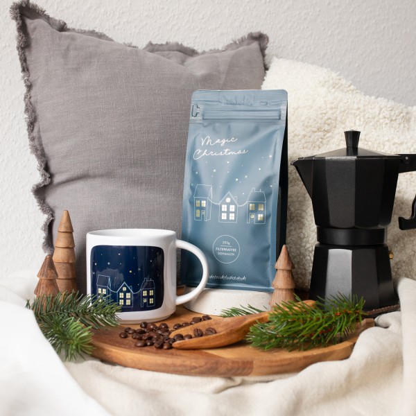 Bundle Tasse & Kaffee „Magical Christmas“ Gemahlen, 250g