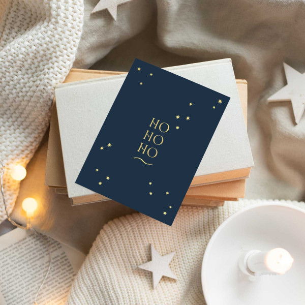 Postkarte „Ho Ho Ho“