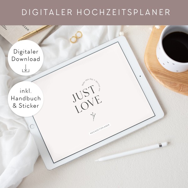 Digitaler Hochzeitsplaner „Just Love“