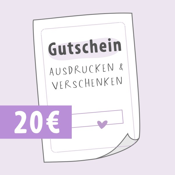 Geschenkgutschein 20 €